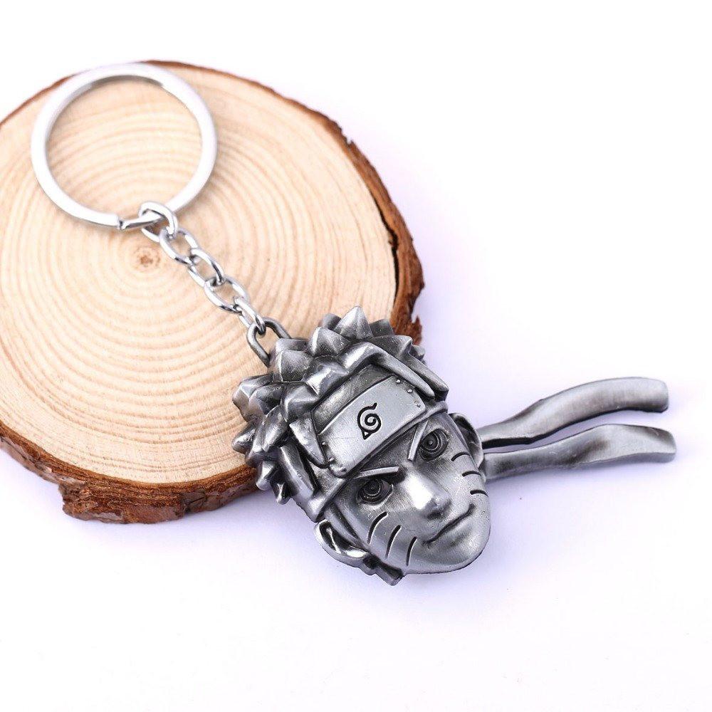 Naruto Head Metal Keychain