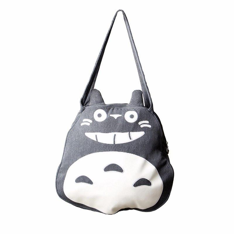 aliexpress high quality my neighbor totoro canvas shoulder bags large