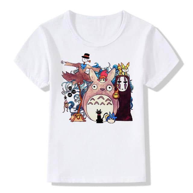 Studio Ghibli Characters Kid T Shirt 4T