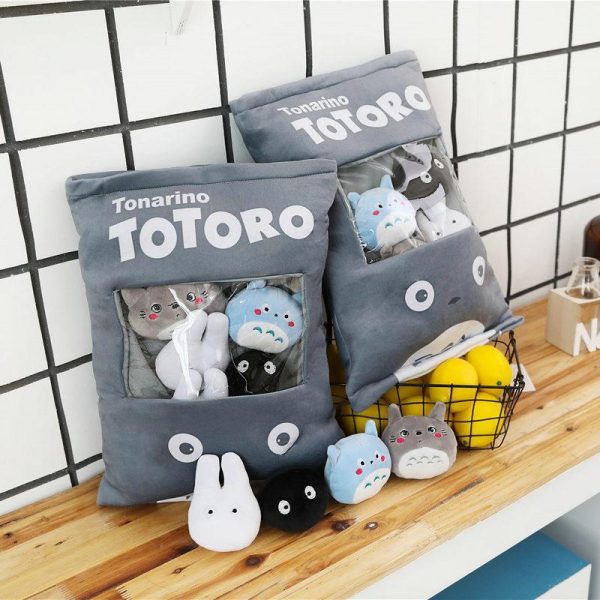 totoro snack pillow