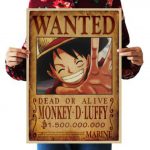 One Piece Characters Wanted Vintage Posters Ghibli Store