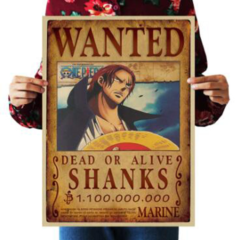 One Piece Characters Wanted Vintage Posters Ghibli Store