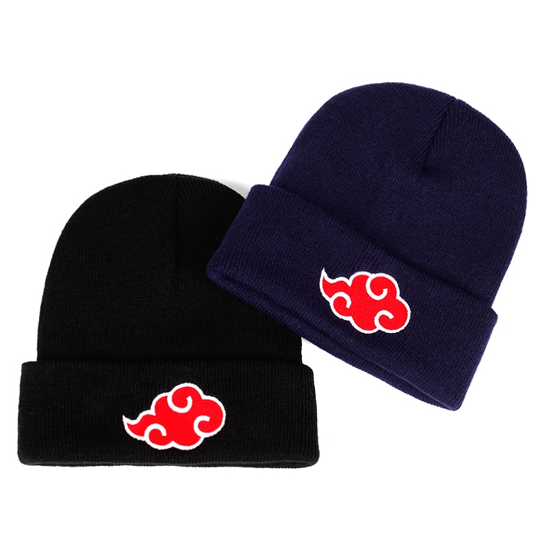 Naruto Akatsuki Logo Beanie 2 Colors - Ghibli Store