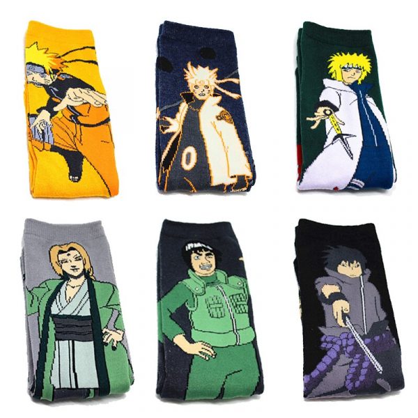 Naruto Akatsuki Cotton Socks 6 Styles - Ghibli Store