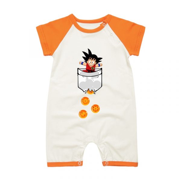 dbz baby onesie