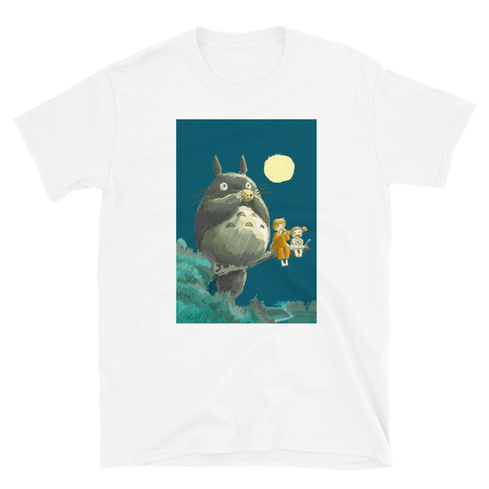 My Neighbor Totoro by the moon