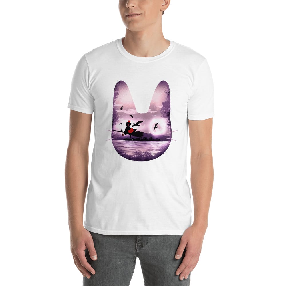 Kiki's Delivery Service - Purple Jiji T Shirt Unisex - Ghibli Store