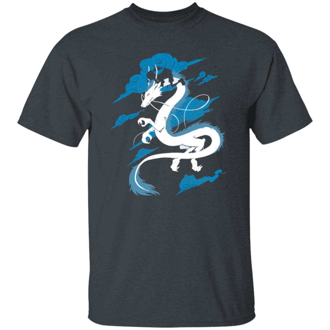 Spirited Away – Sen Riding Haku Dragon T Shirt - Ghibli Store