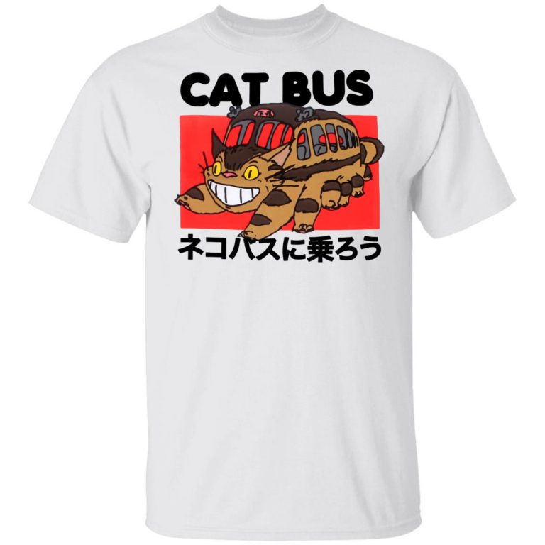 My Neighbor Totoro Cat Bus T Shirt Ghibli Store