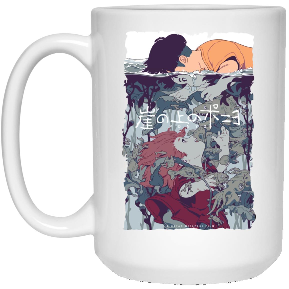 Ponyo and Sosuke Creative Art Mug - Ghibli Store