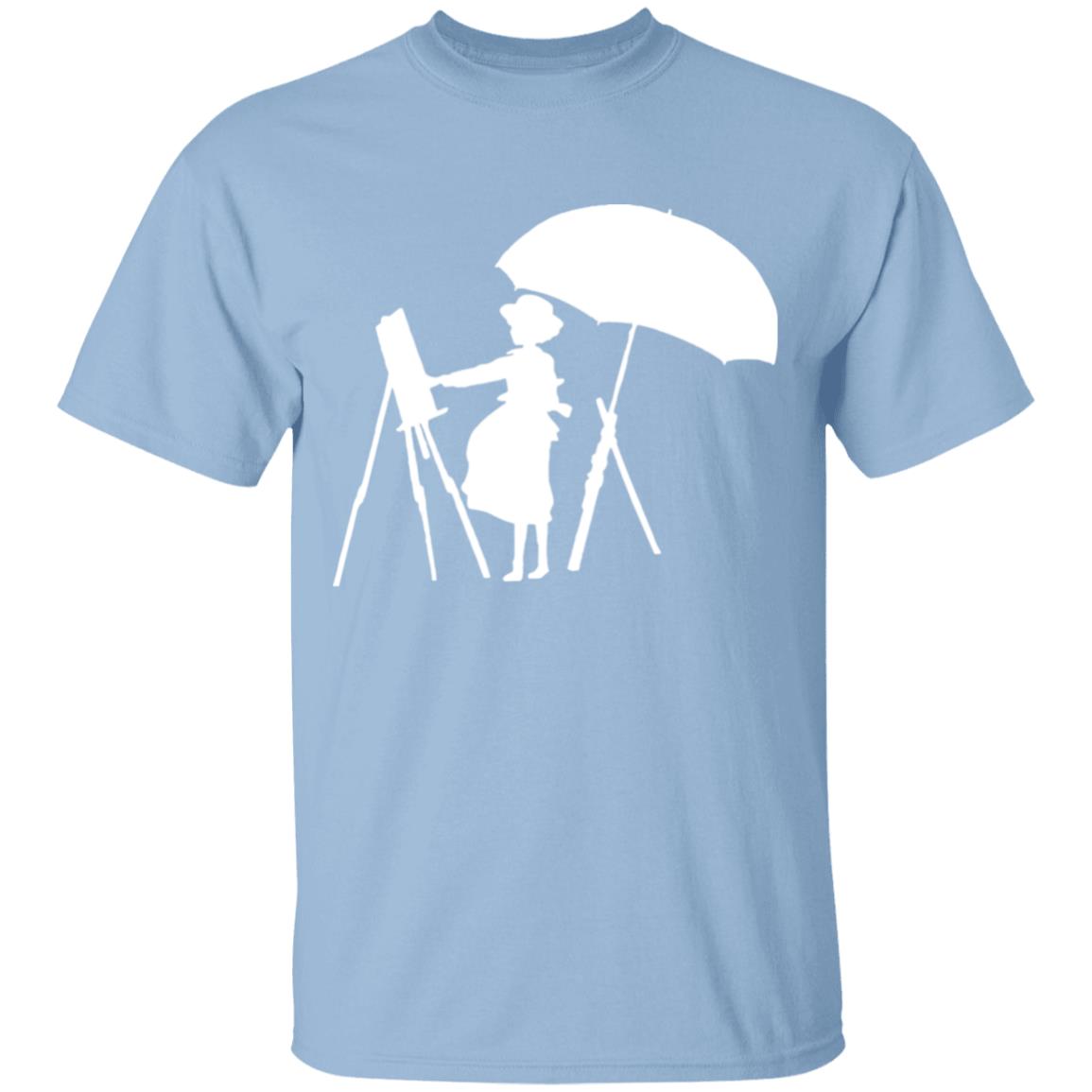 The Wind Rises Cutout Black & White T Shirt - Ghibli Store