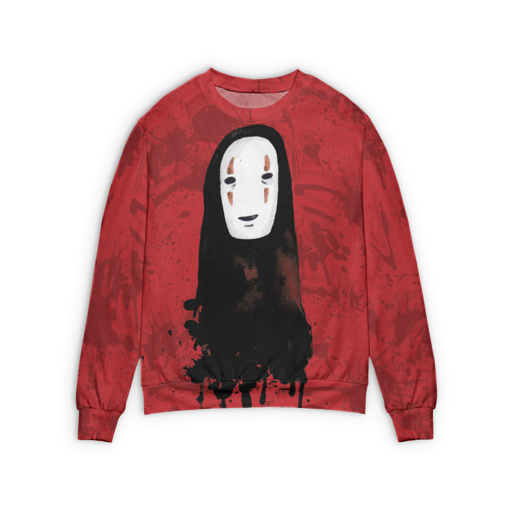 Spirited Away No Face Kaonashi 3D Sweater Ghibli Store