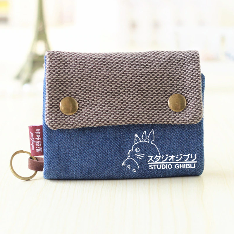 Studio Ghibli Howl's Moving Castle Floral Hats Small Wallet