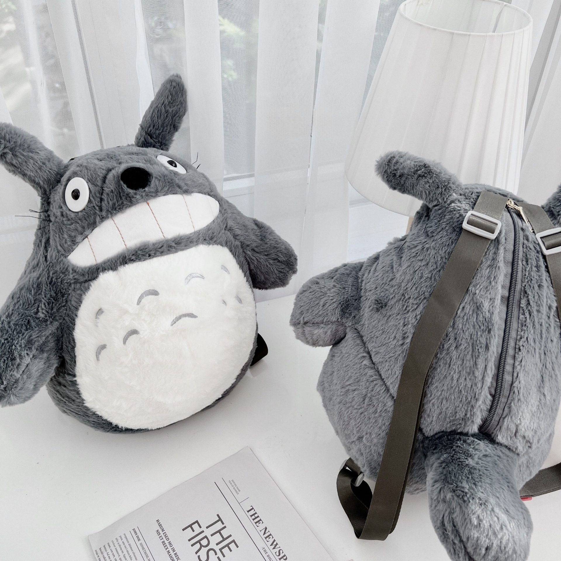 Deals Totoro plush backpack