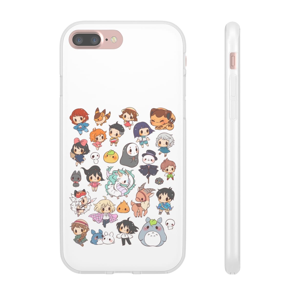 Ghibli Characters Cute Chibi Collection iPhone Flexi Case - Ghibli Store